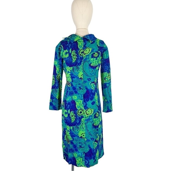 Vintage Unbranded Handmade Midi Shift Dress Size Small - Picture 4 of 12